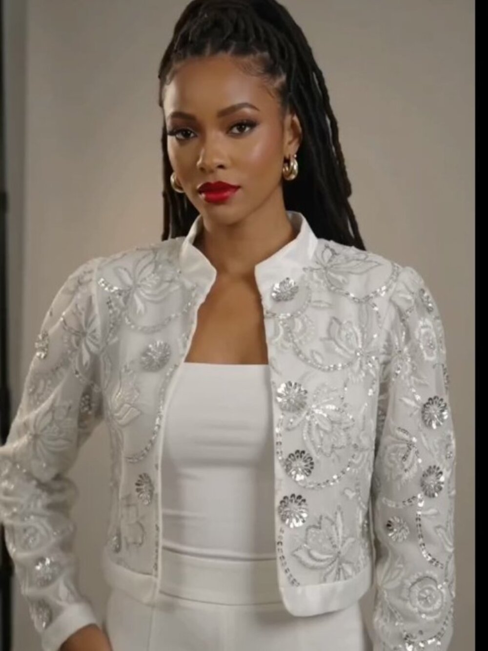Sequin jacket - Picture 1 of 3